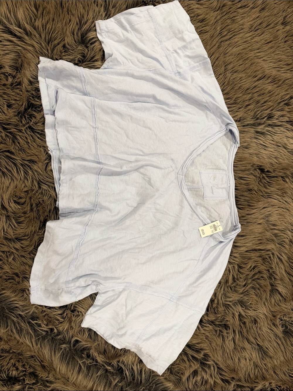 aerie Light Lavender Crop Tee
